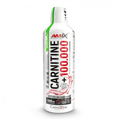 Жиросжигатель Amix Nutrition Carnitine 100.000 mg CarniZone Green Apple, 1000 мл