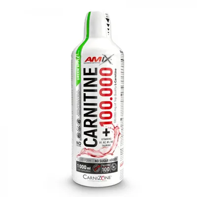 Жироспалювач Amix Nutrition Carnitine 100.000 mg CarniZone Green Apple, 1000 мл
