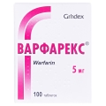 Варфарекс таблетки по 5 мг №100 в конт.