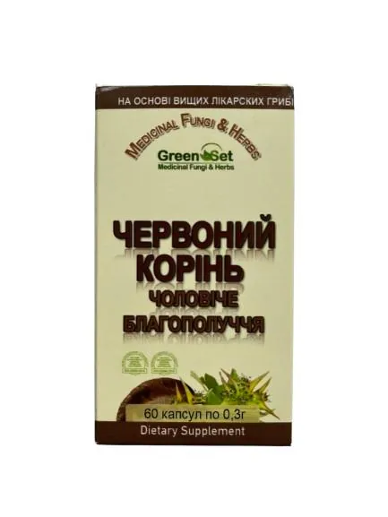 Червоний корінь Чоловіче благополуччя капсули №60