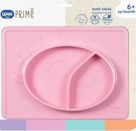 Тарілка Wee Baby 925 силіконова матова на присосці