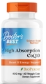 Коензим Q10 400 мг та біоперин Doctor's Best High Absorption CoQ10 with BioPerine, 60 вегетаріанських капсул