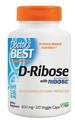 Д-рибоза Doctor's Best D-Ribose with BioEnergy Ribose 850 мг, 120 веганских капсул