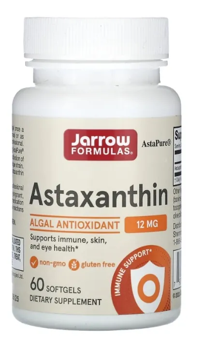 Астаксантин Jarrow Formulas Astaxanthin 12 мг, 60 капсул