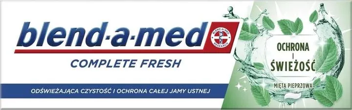 Зубна паста Blend-a-med Complete Fresh Захист та свіжість Перцева м`ята, 75 мл