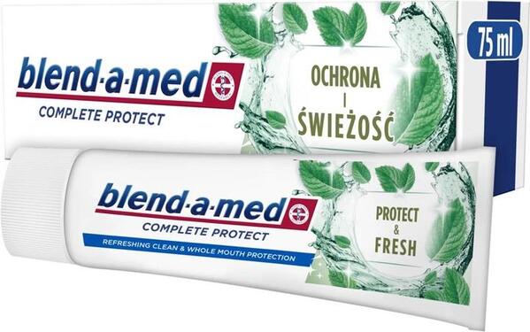 Зубная паста Blend-a-med Complete Fresh Защита и свежесть Перечная мята, 75 мл