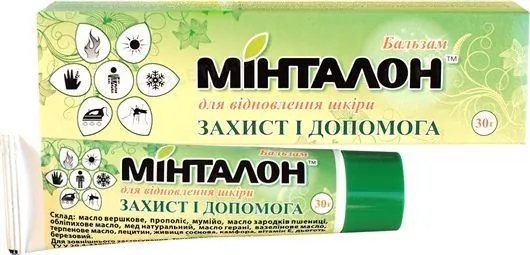 Мінталон бальзам по 30 г у тубах
