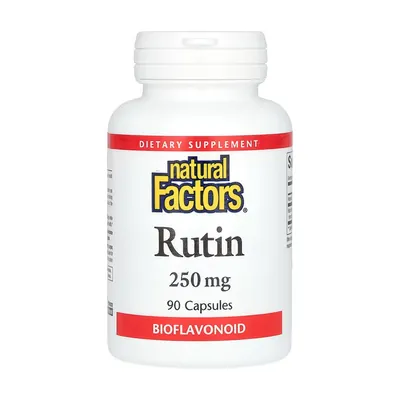 Рутин Natural Factors Rutin 250 мг, 90 капсул