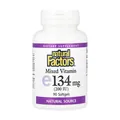 Вітамін Е Natural Factors Mixed Vitamin E 134 мг (200 МО), 90 гелевих капсул