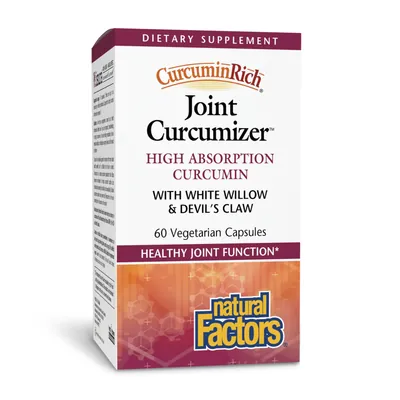 Куркумін Natural Factors Curcumin Rich Joint Curcumizer вег. капсули №60