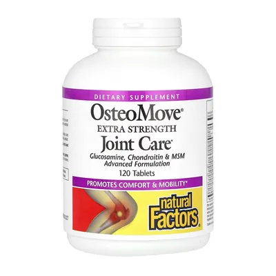 Комплекс для підтримки суглобів Natural Factors OsteoMove Extra Strength Joint Car, 120 таблеток