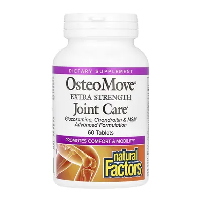 Комплекс для підтримки суглобів Natural Factors OsteoMove Extra Strength Joint Car, 60 таблеток