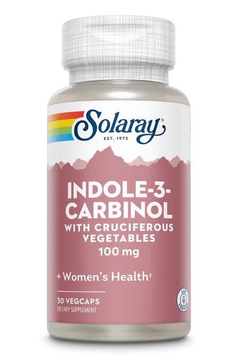 Индол-3-карбинол Solaray Indole-3-Carbinol 100, 30 капсул