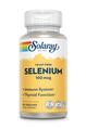 Селен Solaray Yeast-Free Selenium 100, 90 веганских капсул