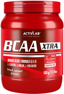 Аминокислота Activlab BCAA Xtra black currant, 500 г