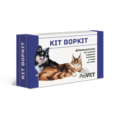 Капли Кот Воркот ProVET фитокомплекс для котов и собак, 20 мл