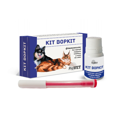 Фитокомплекс для коррекции нарушений поведения ProVET Кот Воркот у кошек и собак, 20 мл