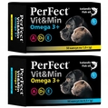 Добавка PerFect Vit&Min Omega 3+ для собак и котов, 50 капсул