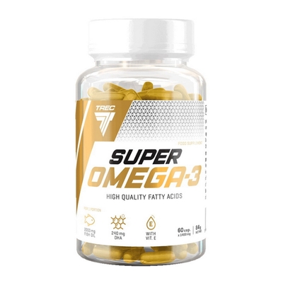 Жирные кислоты Trec Nutrition Super Omega-3, 60 капсул