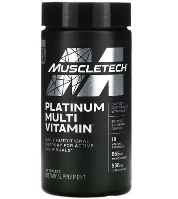 Вітамінний комплекс MuscleTech Platinum Multi Vitamin, 90 таблеток
