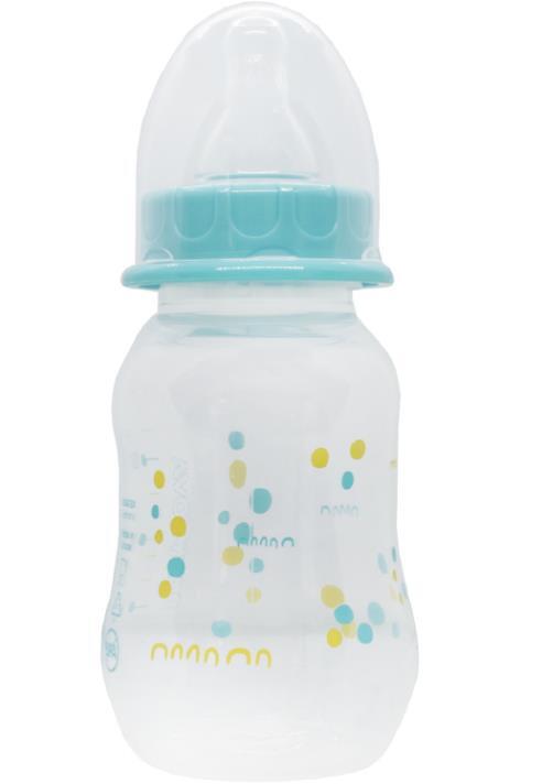 Бутылочка Baby-Nova 45010-2 полипропилен, голубая, 130 мл