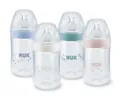 Пляшечка Nuk Nature Sense пластикова + соска силіконова розмір 2, 260 мл