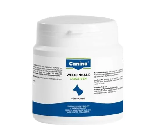 Вітаміни для цуценят Canina Welpenkalk (Вельпенкальк), 150 таблеток