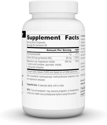 Ультра-маг Source Naturals Ultra-Mag, 90 вегетарианских капсул
