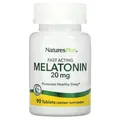 Мелатонін Швидкодіючий Nature's Plus Fast Acting Melatonin 20 мг, 90 таблеток