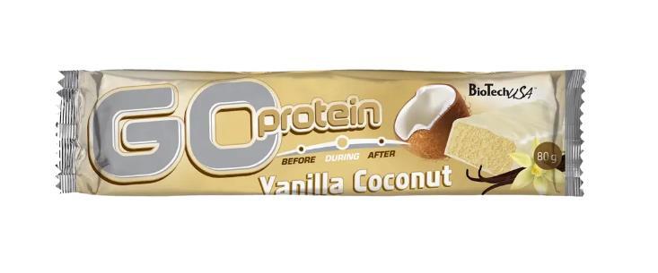 Батончик протеиновый Biotech Go Protein Bar vanilla coconut, 80 г
