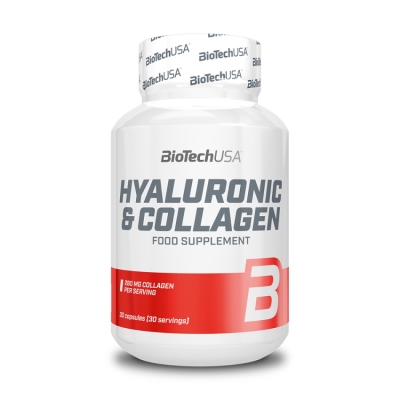 Добавка Biotech Hyaluronic & Collagen, 30 капсул