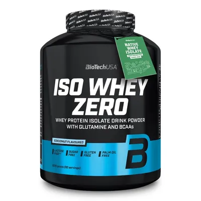 Протеїн сироватковий ізолят Biotech Iso Whey Zero кокос, 1,816 кг