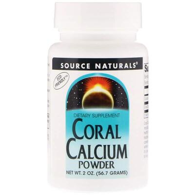 Коралловый кальций Source Naturals Coral Calcium порошок, 56,7 г
