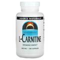 L-карнитин Source Naturals L-Carnitine 500 мг, 120 капсул
