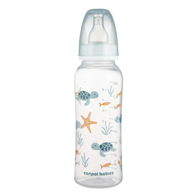 Пляшечка Canpol Babies 11/870_blu Love&Sea стандартна блакитна, 250 мл