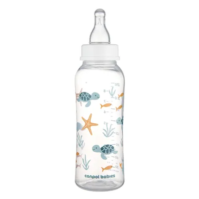 Пляшечка Canpol Babies 11/870_blu Love&Sea стандартна блакитна, 250 мл