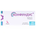 Конфундус таблетки по 25 мг/250 мг №100 (10х10)