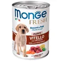 Корм вологий Monge Puppy Fresh для цуценят телятина з овочами, 400 г