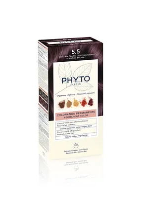 Крем-фарба Phyto Phytocolor, тон 5.5 світлий шатен махаон