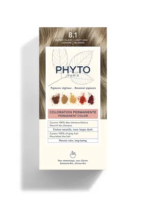 Крем-фарба Phyto Phytocolor, тон 8.1 світло-русявий попелястий