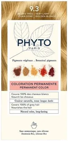 Крем-фарба Phyto Phytocolor, тон 9.3 золотистий блондин