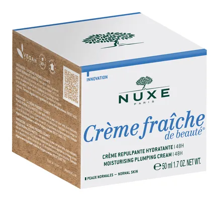 Крем-фреш для обличчя Nuxe Creme Fraiche 48H зволожуючий підтягуючий для нормальної шкіри, 50 мл