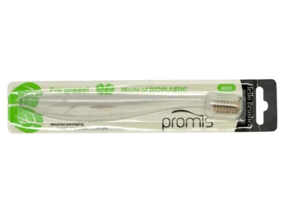 Зубна щітка Promis brush rainbow transp веселка, 1 шт