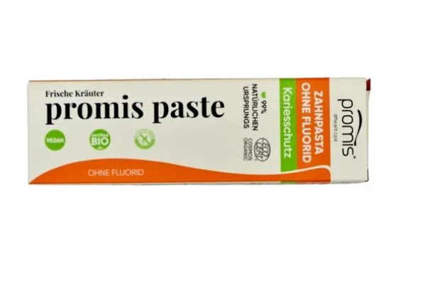 Зубна паста Promis paste without fluoride без фтору, 75 мл
