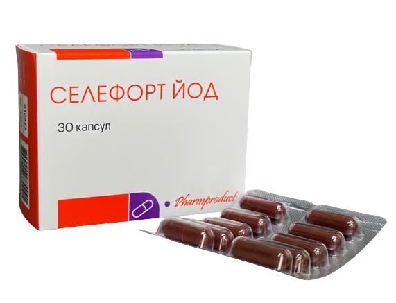 Селефорт йод капсулы №30