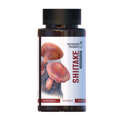 Гриб Шиїтаке Mushroom Pharmacy Shiitake капсули №120