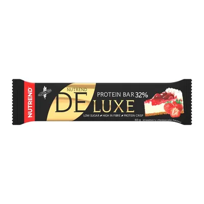 Батончик протеїновий Nutrend Deluxe Protein Bar полуничний чізкейк, 60 г