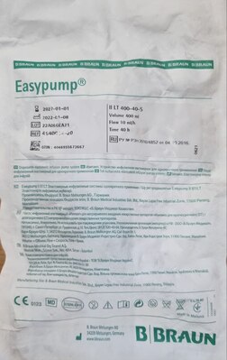Помпа эластомерная для инфузий B. Braun Easypump II LT 400-40-S