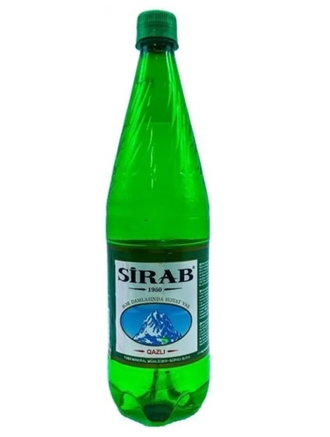 Вода минеральная Сираб газированная, лечебно-столовая, 12*1 л