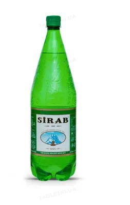 Вода мінеральна Sirab газована, лікувально-столова, 6*1,5 л